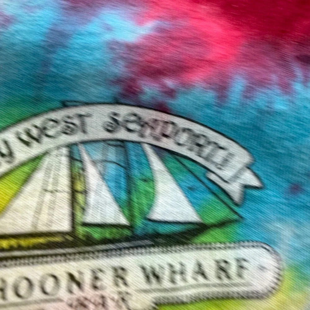 Delta Pro Weight Key West Schooner Wharf Bar Tie Dye Tank Top Mens 2XL Rainbow